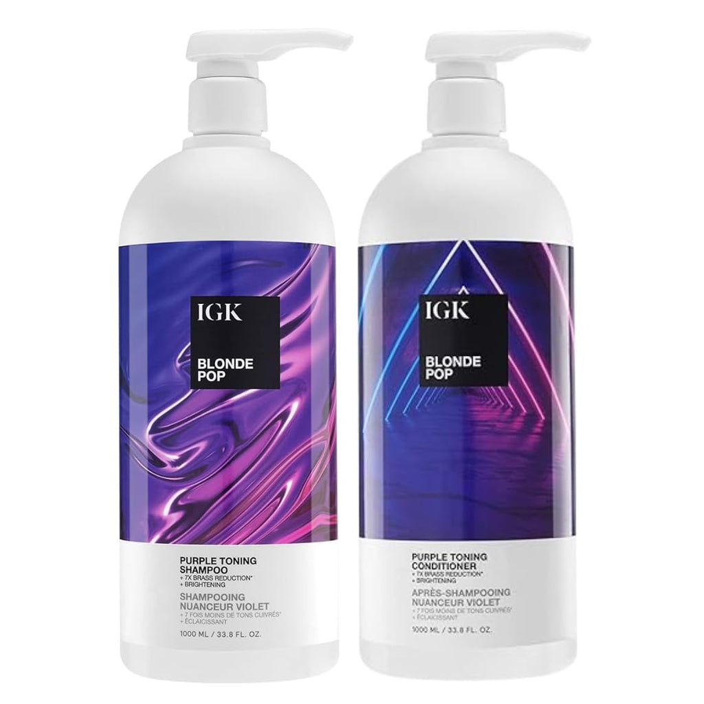 IGK Shampoo and Conditioner Set| Vegan + Cruelty-Free