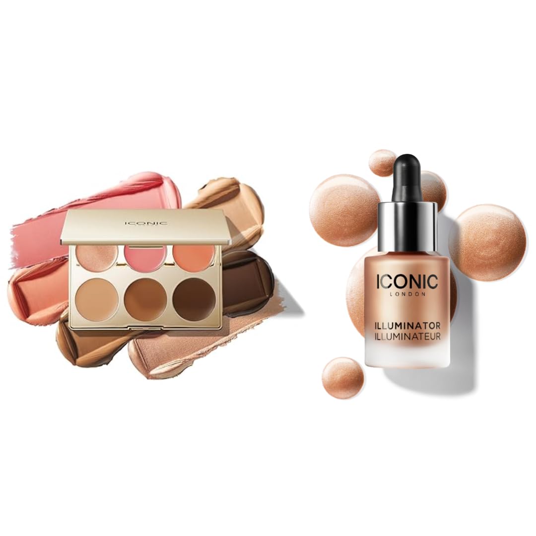 Illuminator & Blush Bronze Highlight Palette Bundle