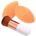 Makeup Sponge & Kabuki Brush Set 3PC