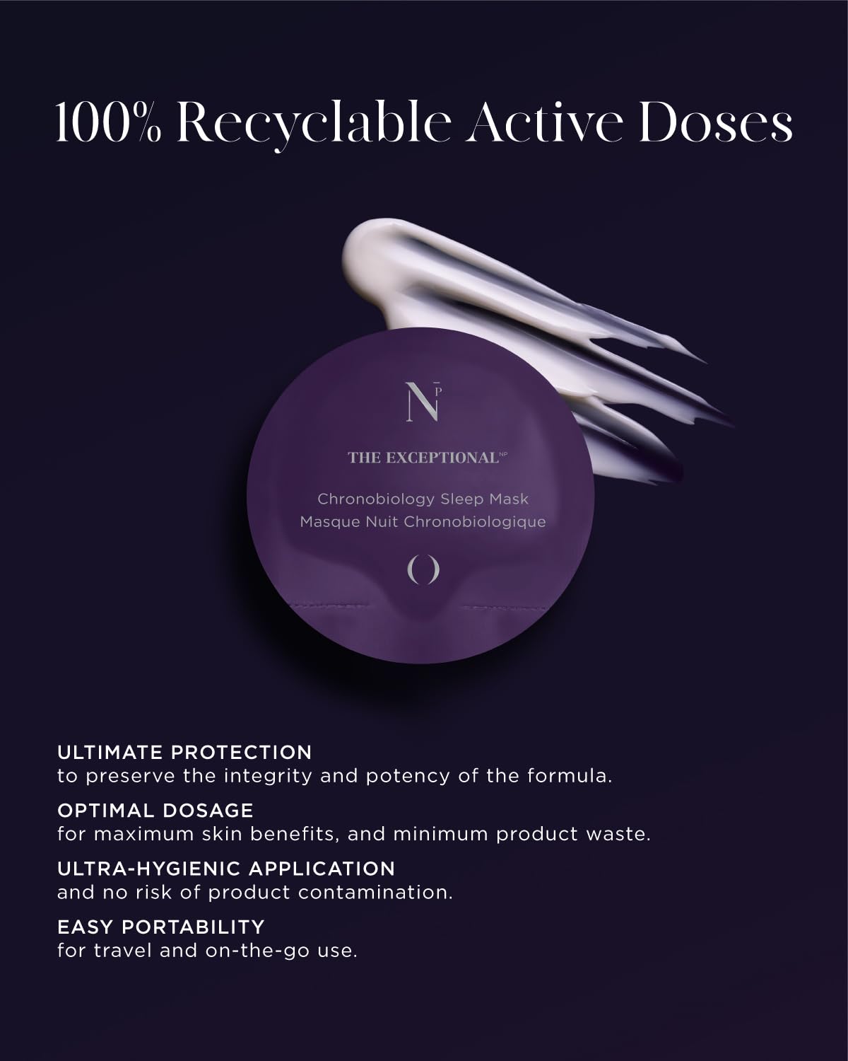Noble Panacea, The Exceptional Chronobiology Sleep Mask 8 dose