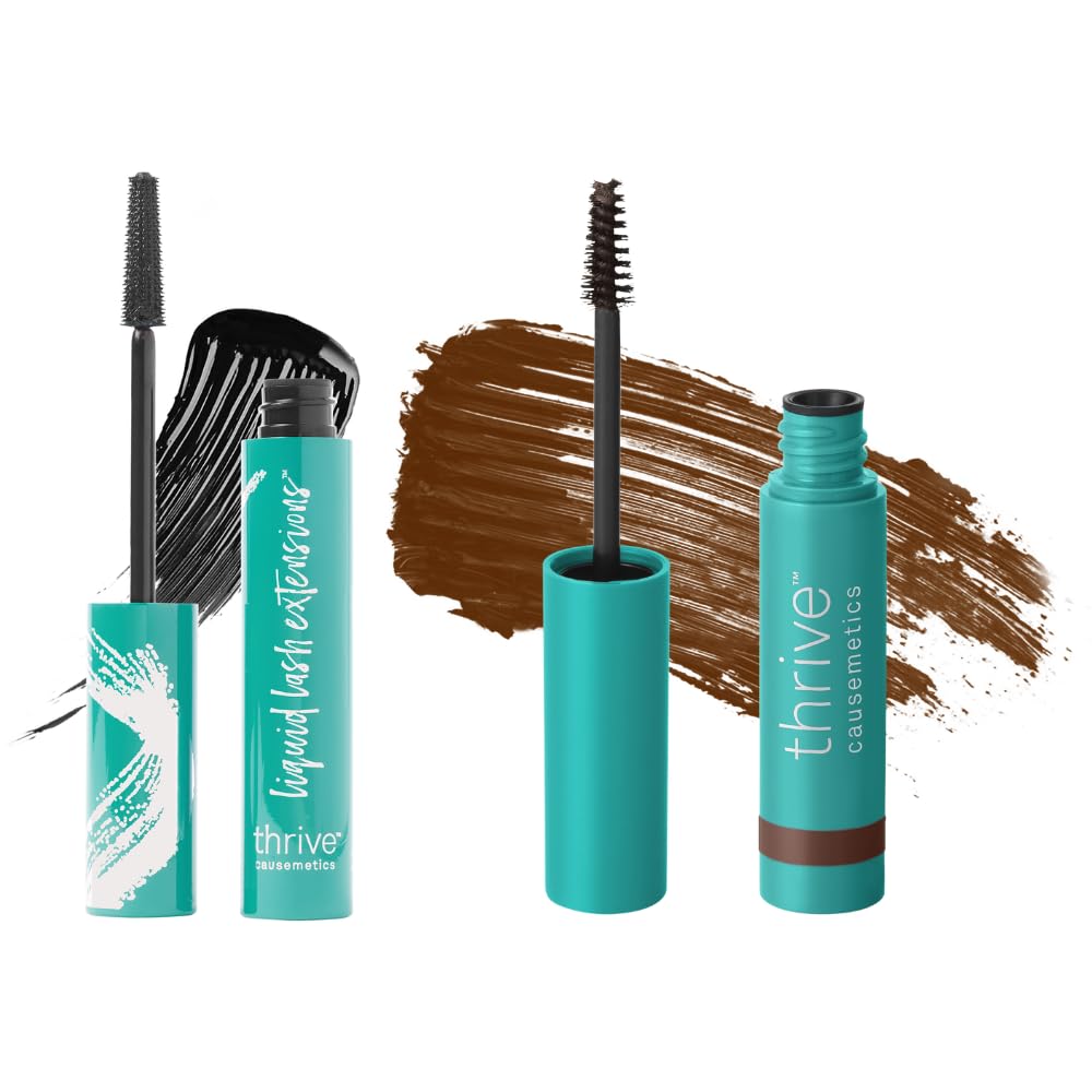 Liquid Lash Mascara & Brow Gel Set Black Brown