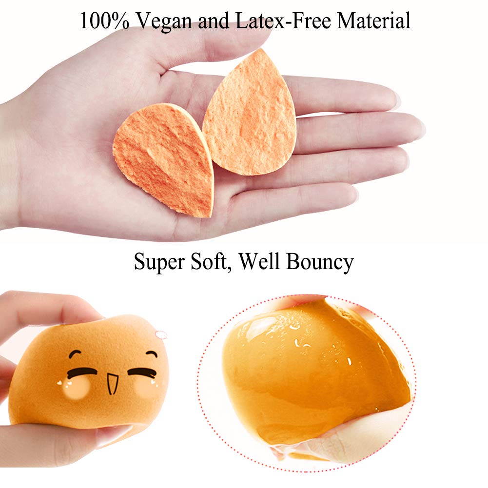 Makeup Sponge & Kabuki Brush Set 3PC