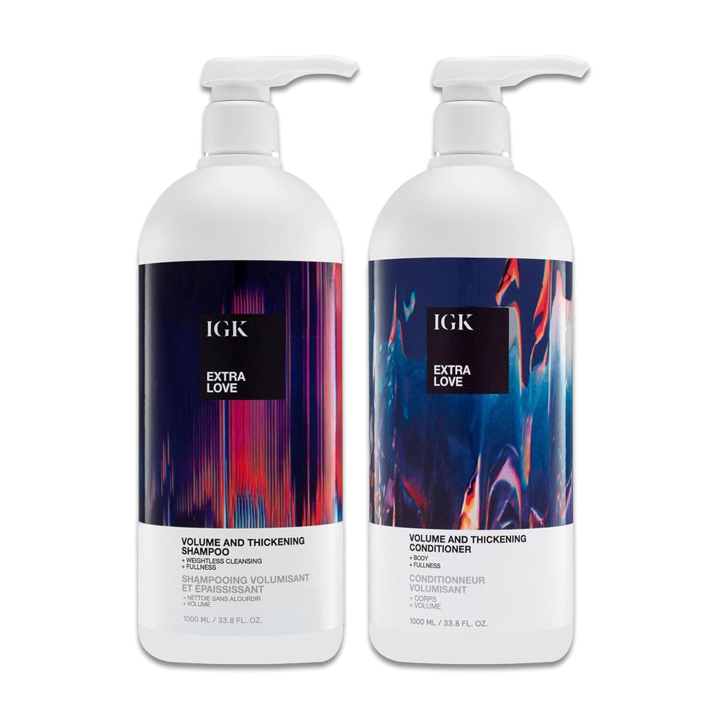 IGK Shampoo and Conditioner Set| Vegan + Cruelty-Free