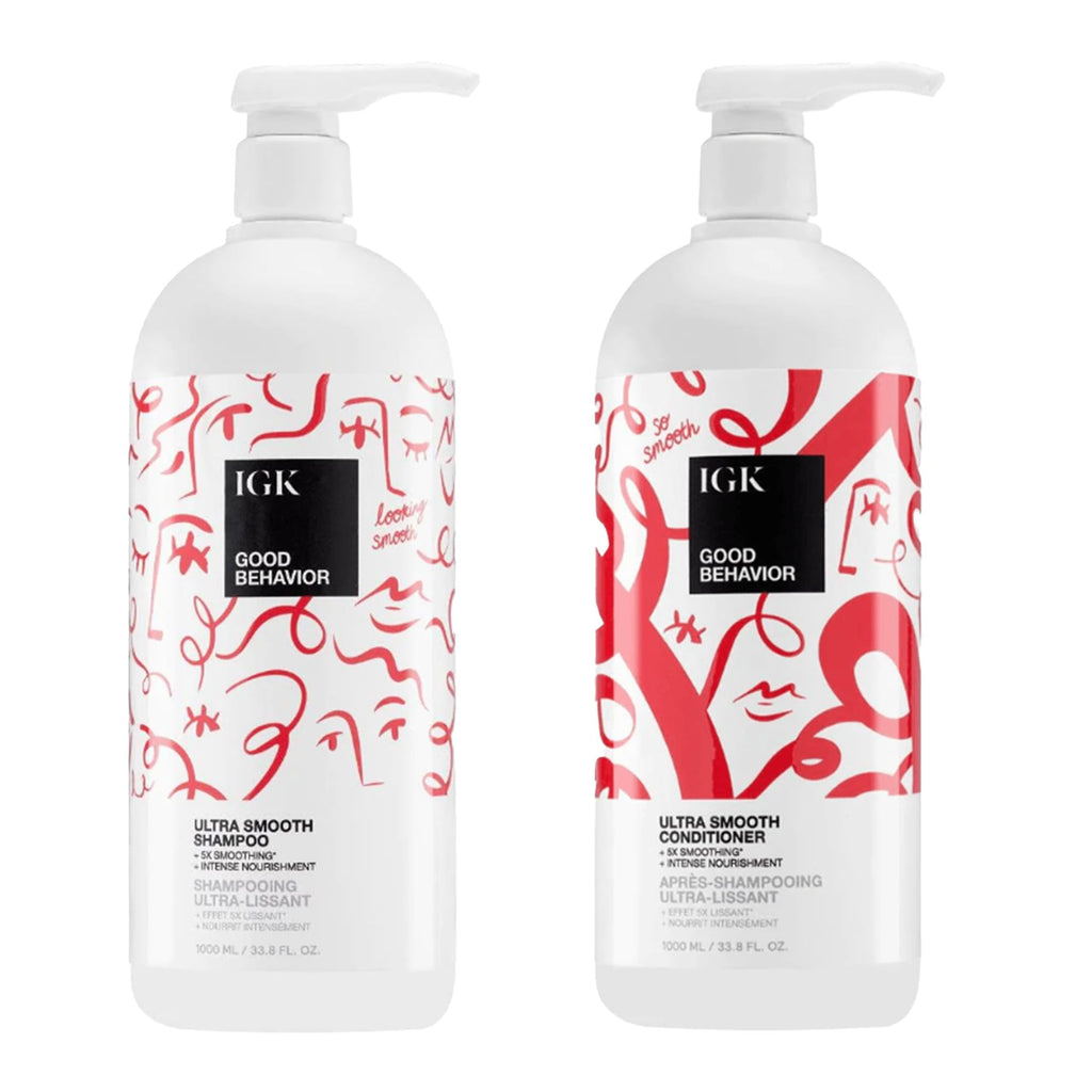 IGK Shampoo and Conditioner Set| Vegan + Cruelty-Free