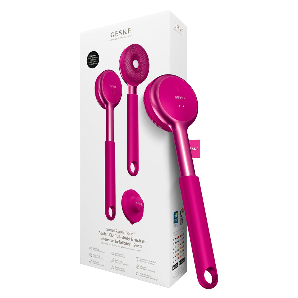 GESKE LED Sonic Full-Body Brush | 9 in 1