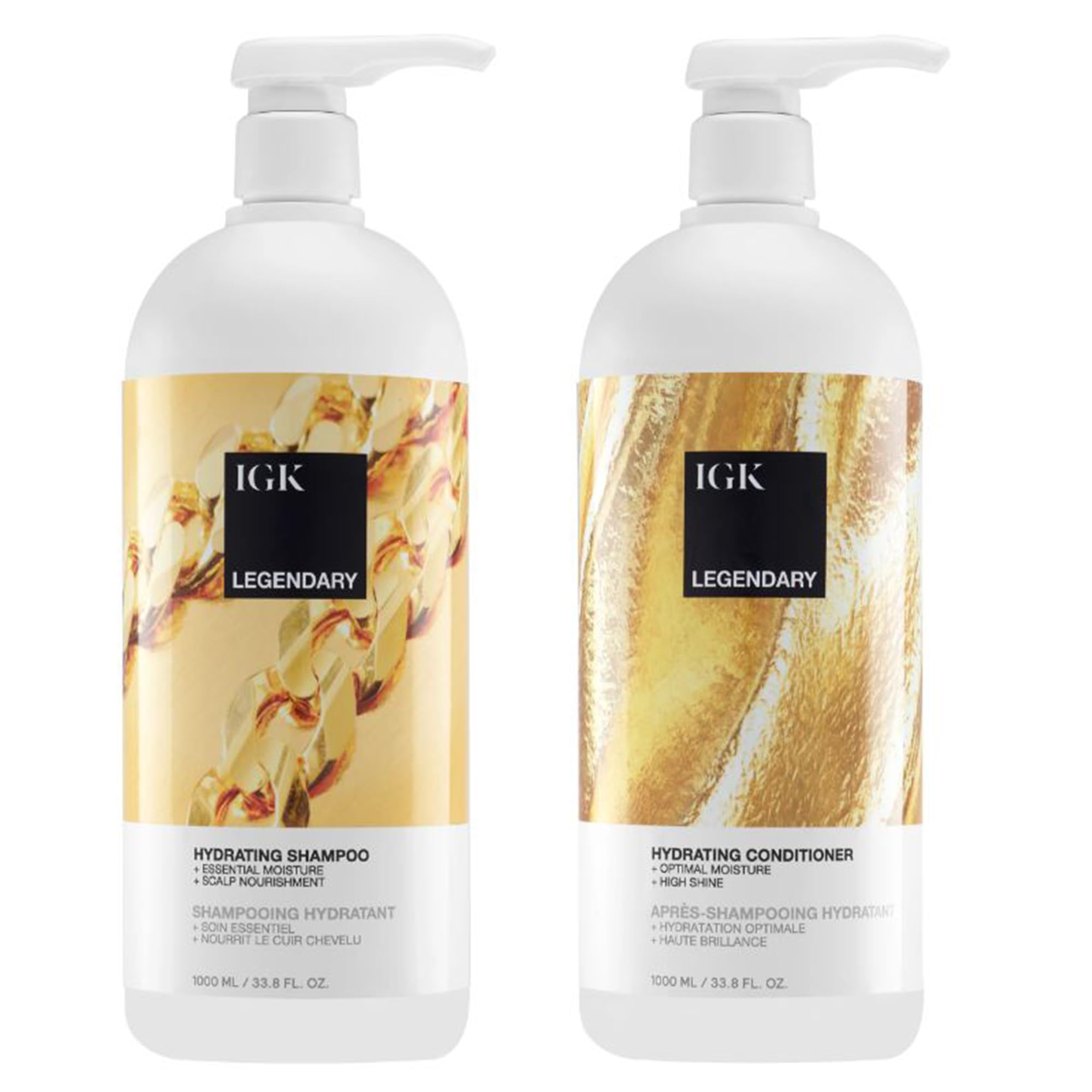 IGK Shampoo and Conditioner Set| Vegan + Cruelty-Free