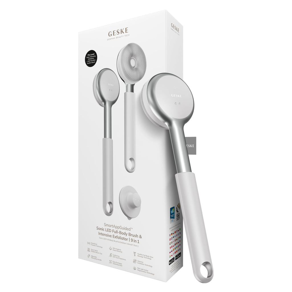 GESKE LED Sonic Full-Body Brush | 9 in 1