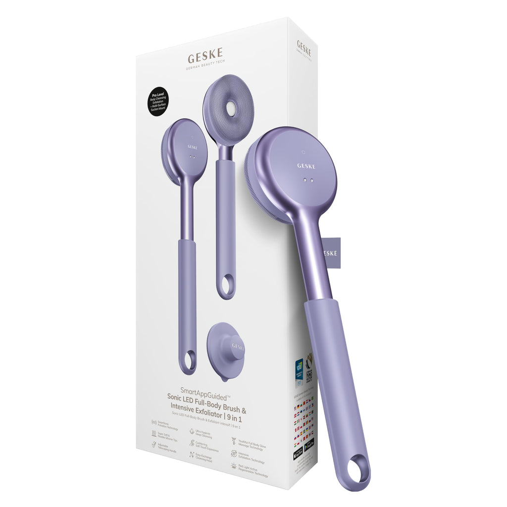 GESKE LED Sonic Full-Body Brush | 9 in 1