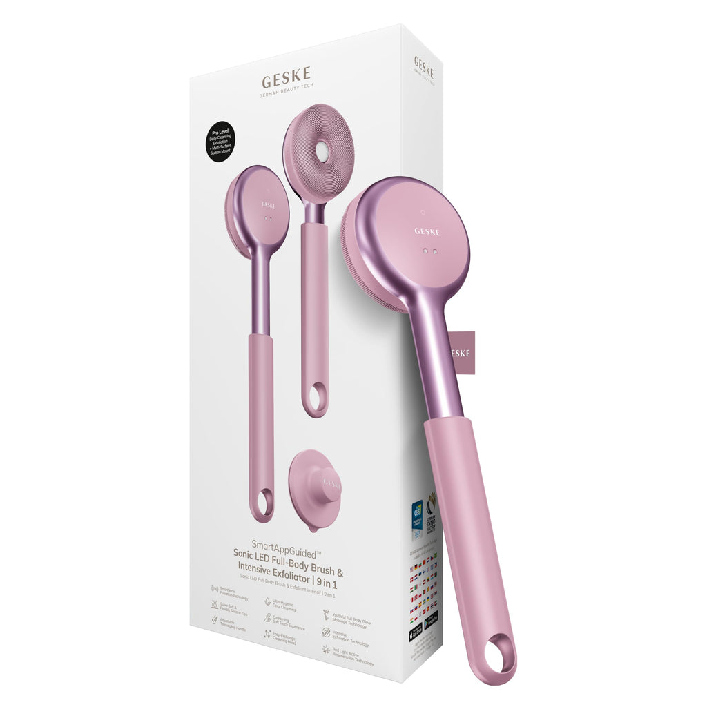 GESKE LED Sonic Full-Body Brush | 9 in 1