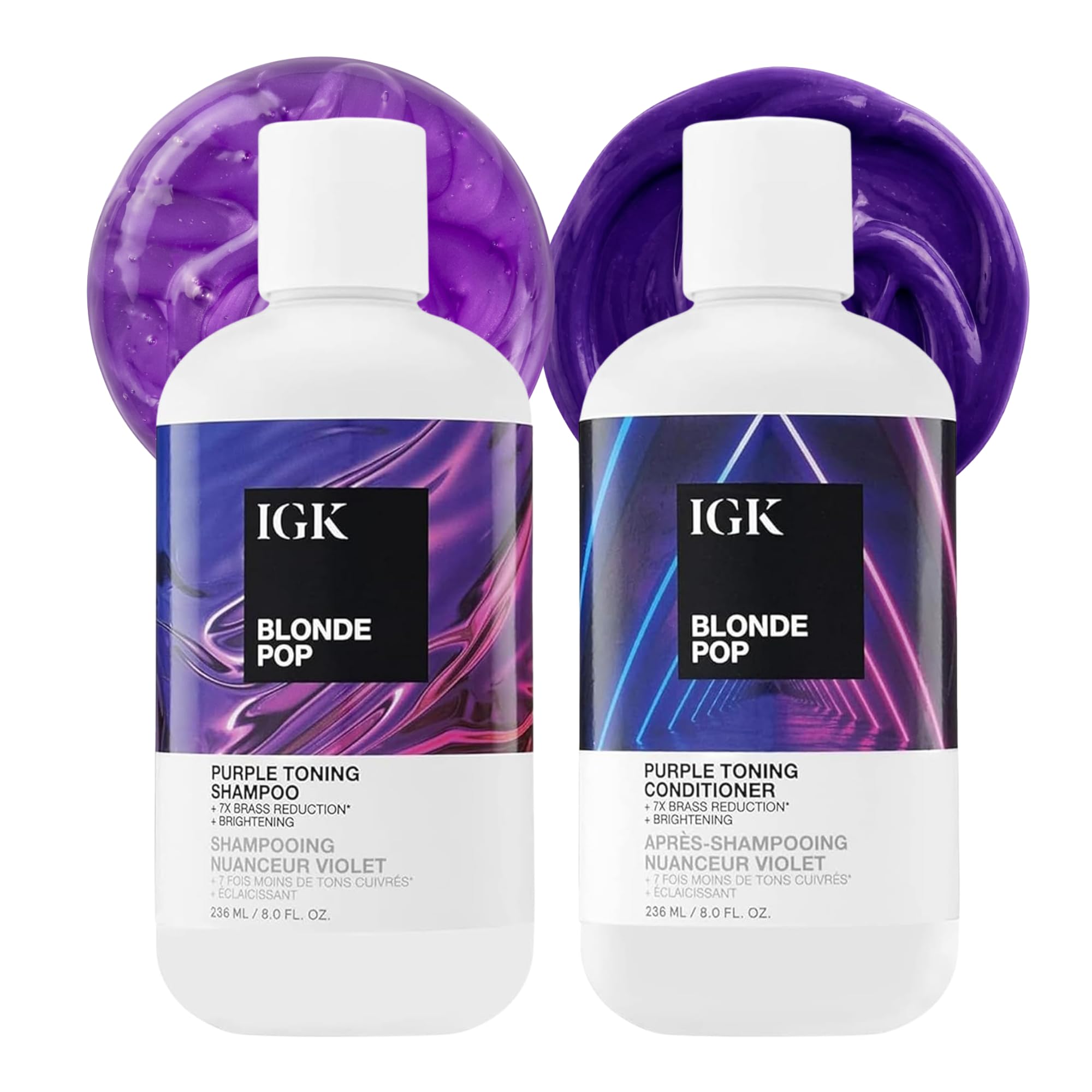 IGK Shampoo and Conditioner Set| Vegan + Cruelty-Free