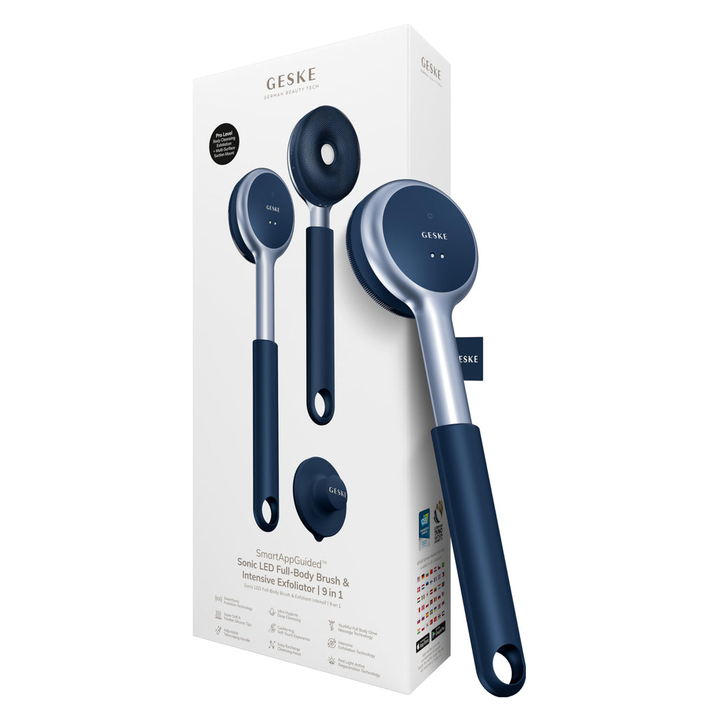 GESKE LED Sonic Full-Body Brush | 9 in 1