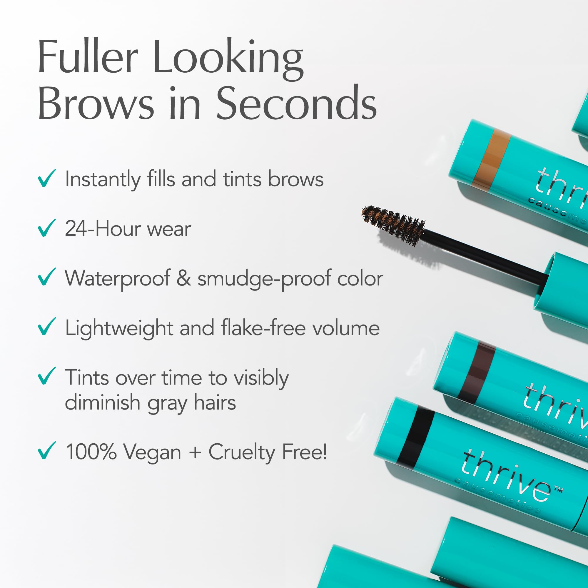 Liquid Lash Mascara & Brow Gel Set Black Brown