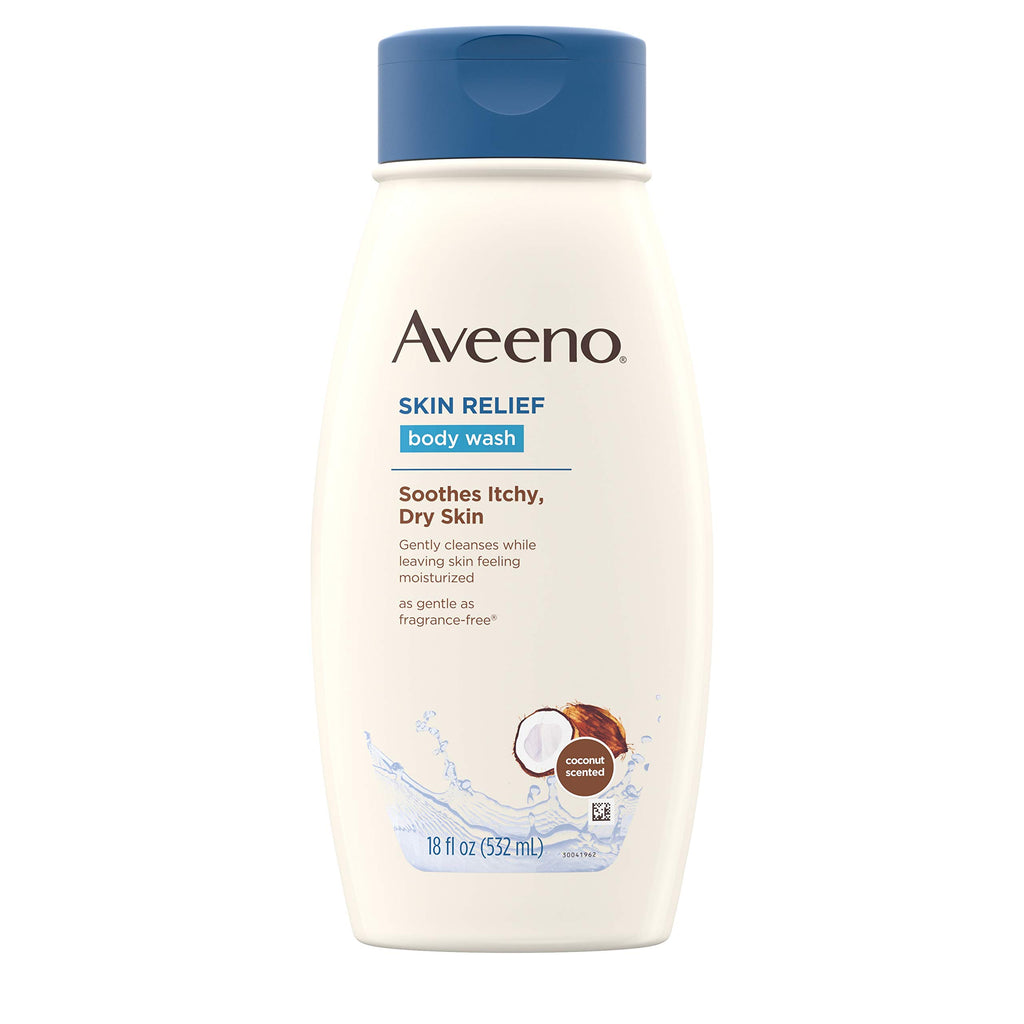 Skin Relief Coconut Body Wash 18oz 12-Pack