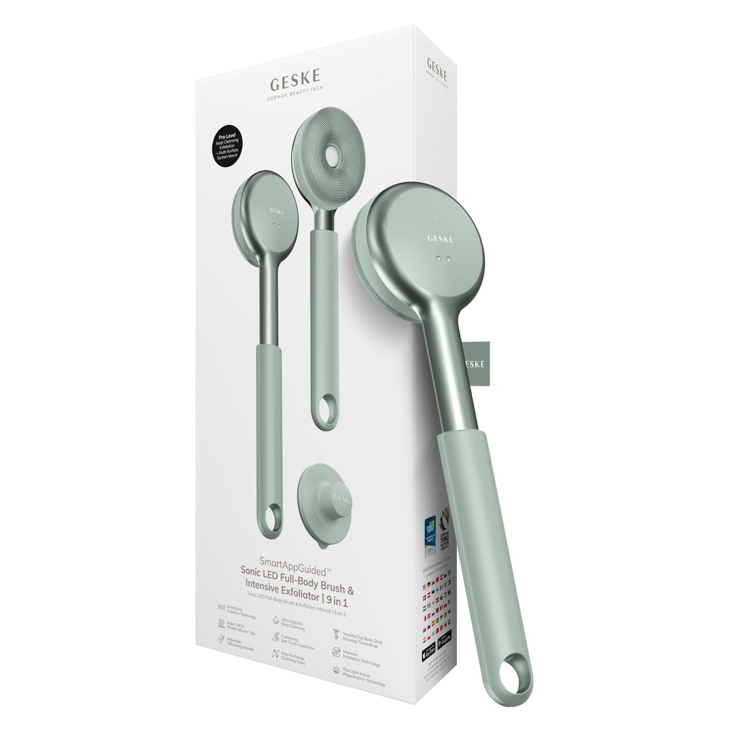GESKE LED Sonic Full-Body Brush | 9 in 1