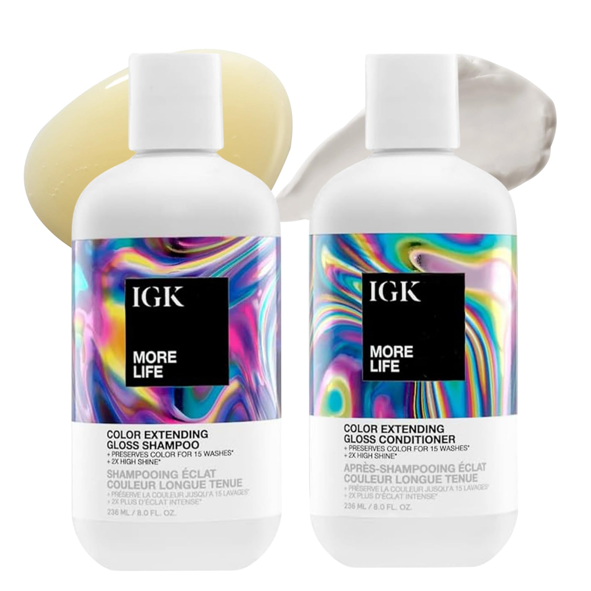 IGK Shampoo and Conditioner Set| Vegan + Cruelty-Free