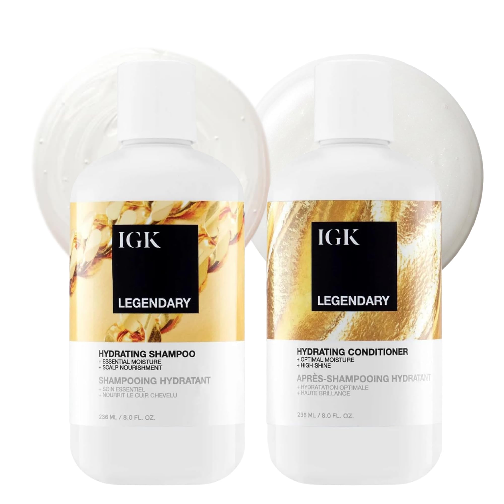 IGK Shampoo and Conditioner Set| Vegan + Cruelty-Free