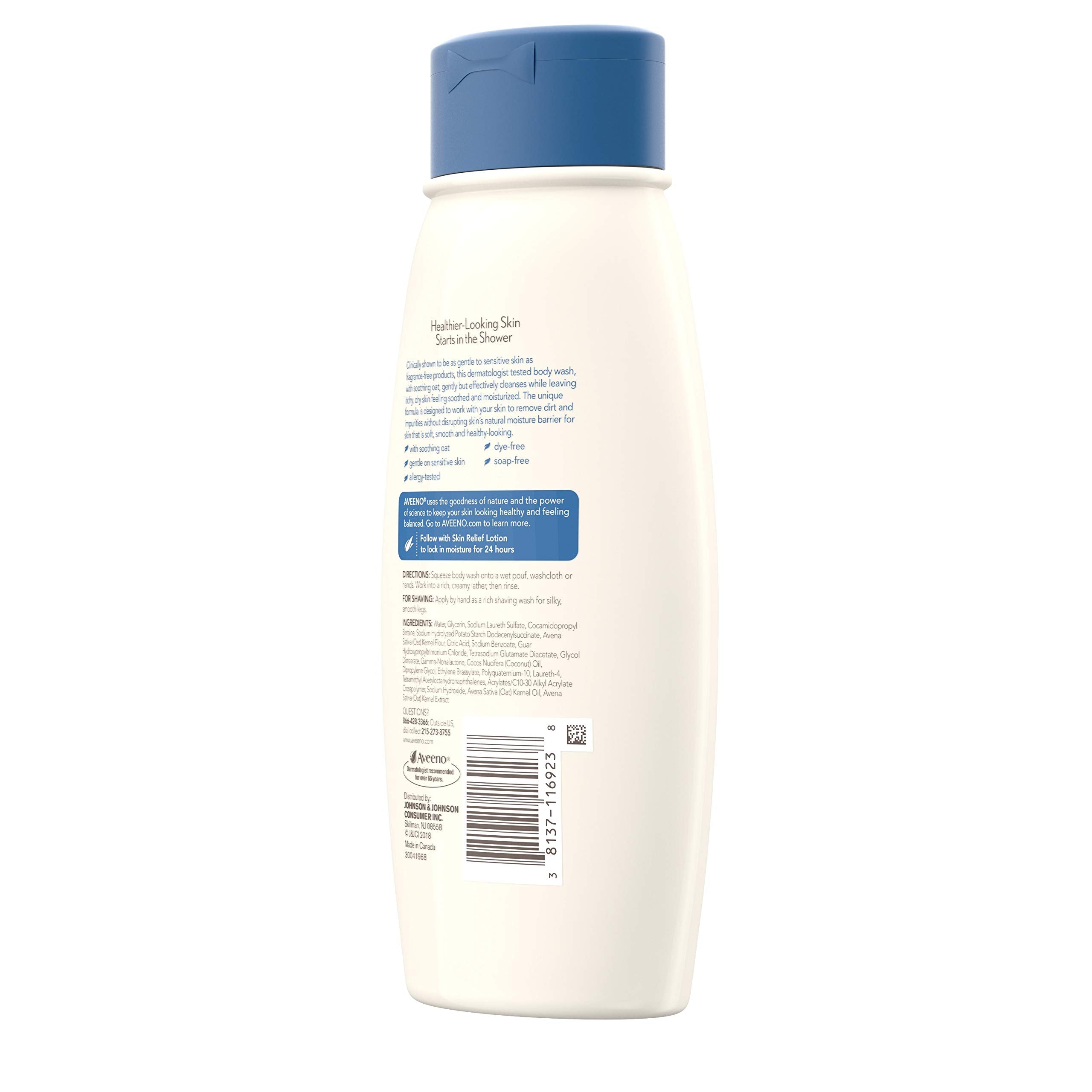 Skin Relief Coconut Body Wash 18oz 12-Pack