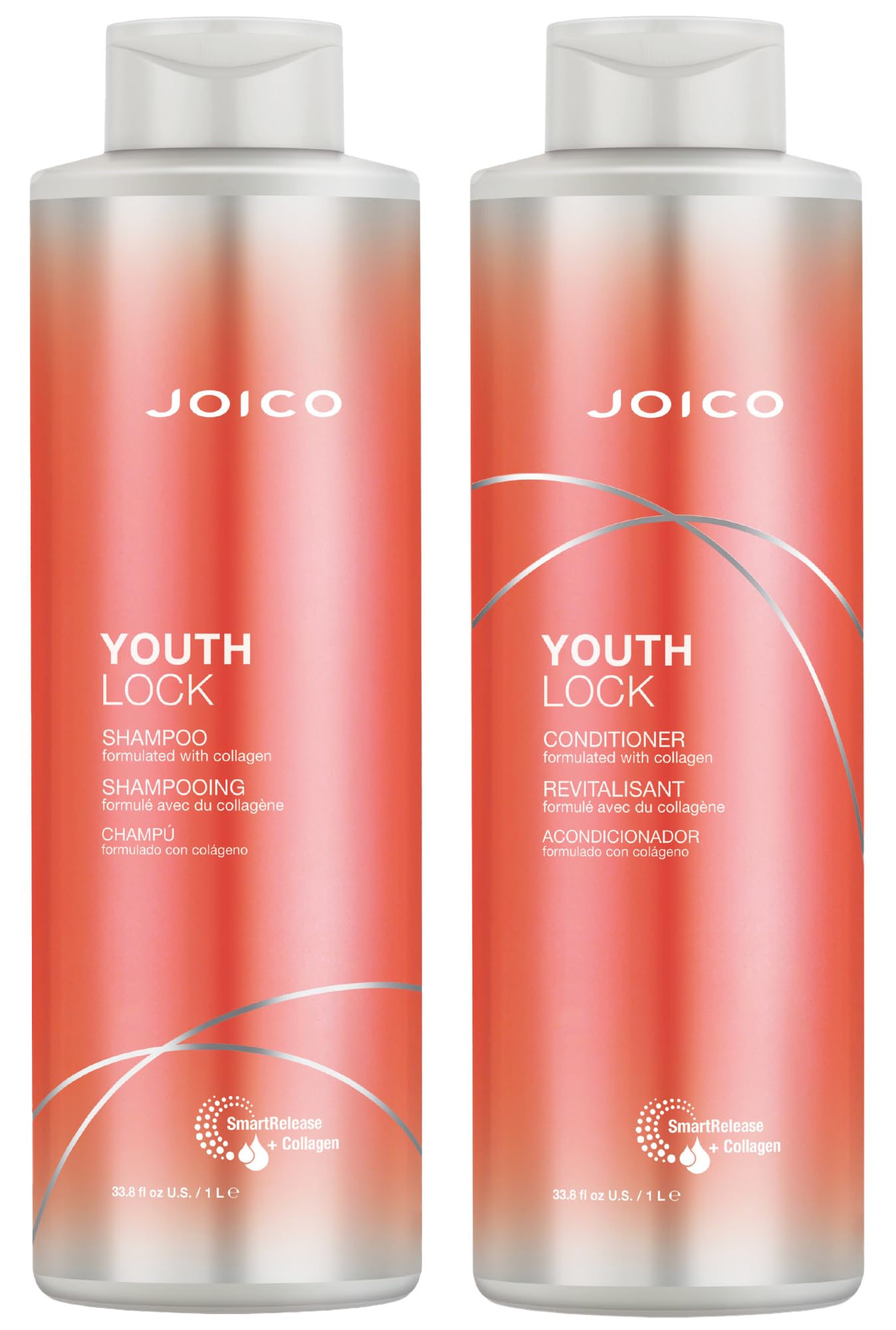 YouthLock Shampoo & Conditioner Set with Collagen