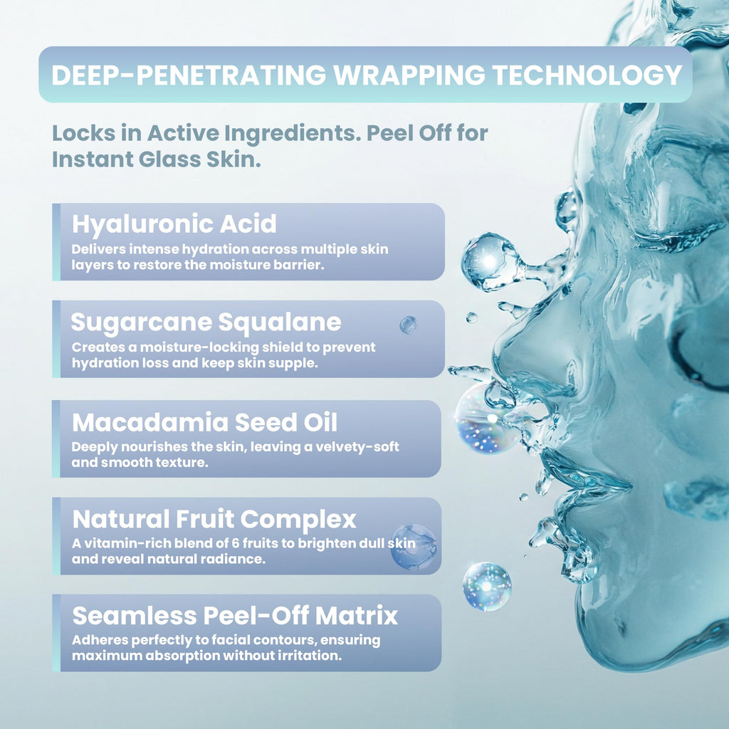 Hyaluronic Glow Wrapping Peel-Off Mask