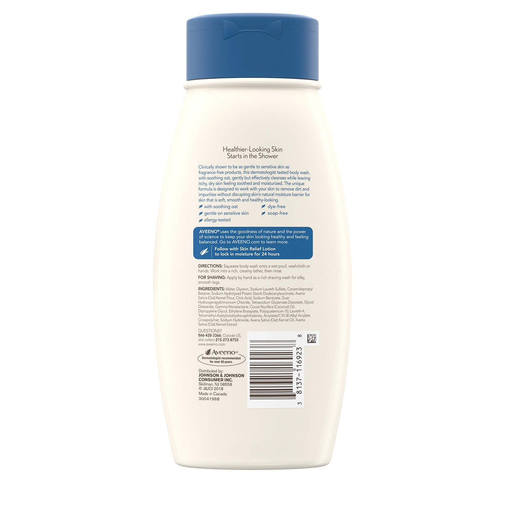 Skin Relief Coconut Body Wash 18oz 12-Pack
